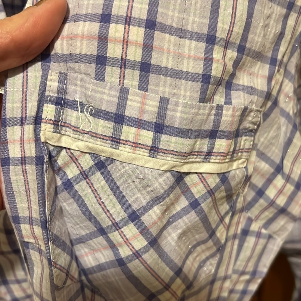 Victoria’s Secret plaid cotton nightshirt size small. V109 - Picture 2 of 4